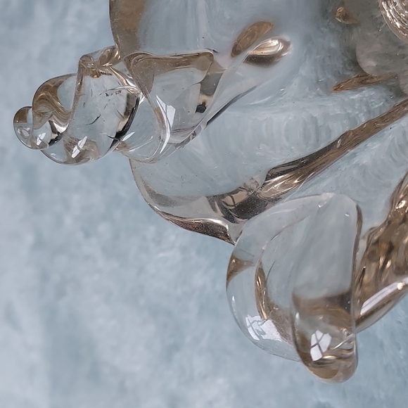 Art glass dish ashtray  .. beautiful retro vintage look - Picture 4 of 13